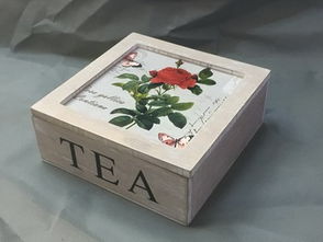 欧式原木色电脑喷绘茶叶盒 传统与科技的优雅融合